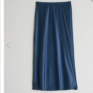 NWT midi slip skirt